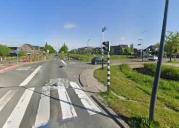 Kruising de Bangert/De Strip afgesloten tijdens werkzaamheden op De Strip