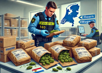 Politie onderschept pakketten met henneptoppen in Hoorn en Wognum