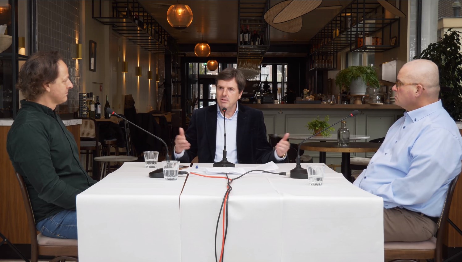 Peptalk 2; Horecaondernemers Rene Stam (de Poort en Velius) en Marco Wohlken (De Tuynkamer en Ysbrantsz)