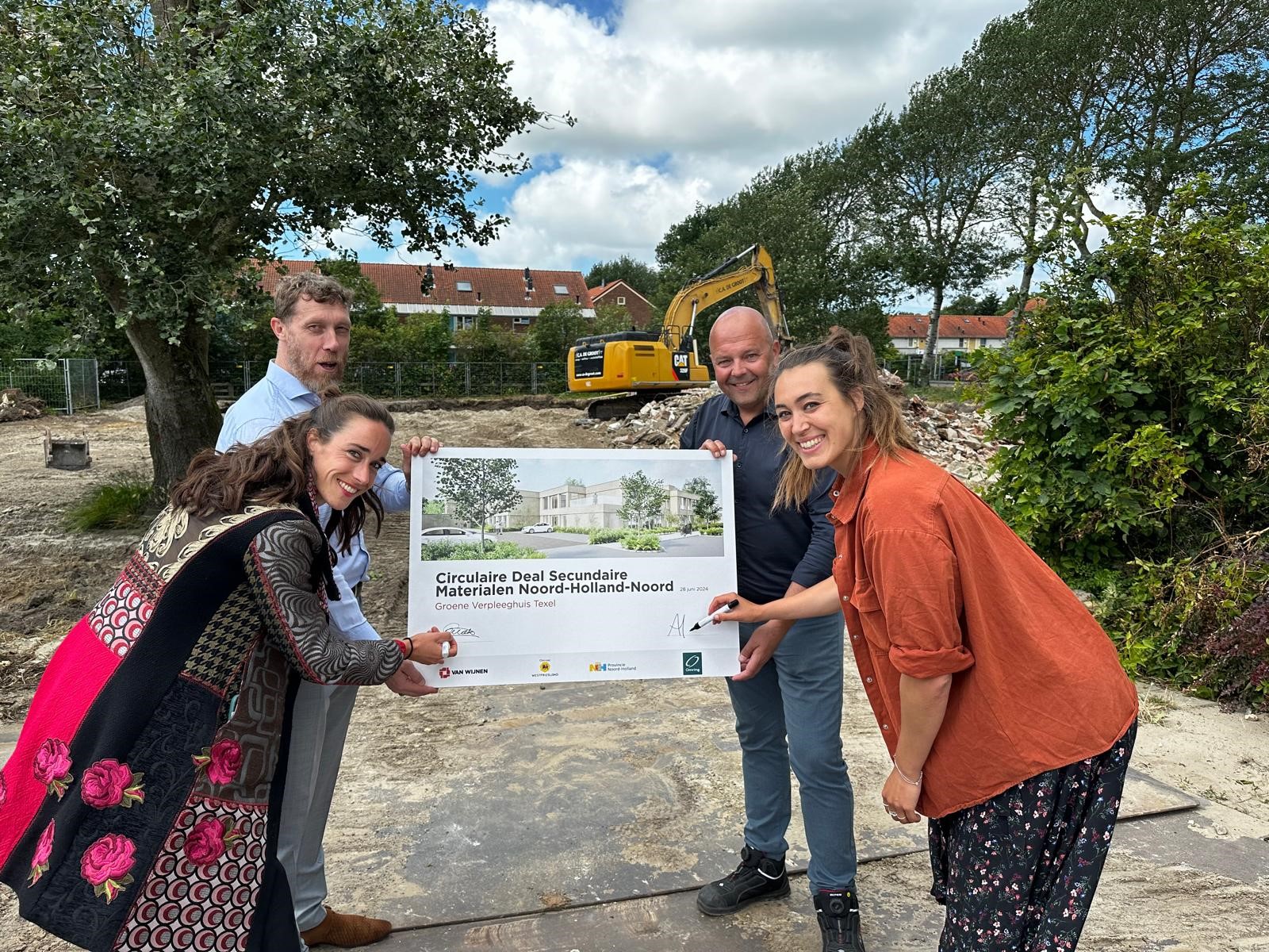 Omring en Van Wijnen sluiten aan bij de ‘Circulaire Deal Secundaire Bouwmaterialen Noord-Holland Noord’