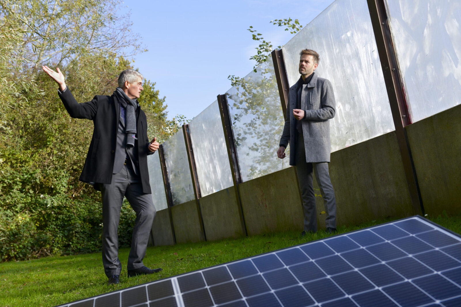 K Dekker, Sunprojects, Krinkels BV en Sunconnect winnen samen gunning Energieleverend Geluidsscherm