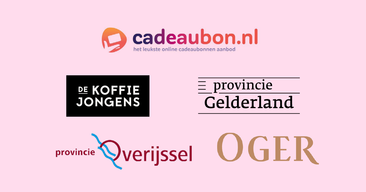 Vijf nieuwe klanten voor Abovo; Modemerk Oger, De Koffiejongens, Cadeau Concepten en provincies Overijssel en Gelderland
