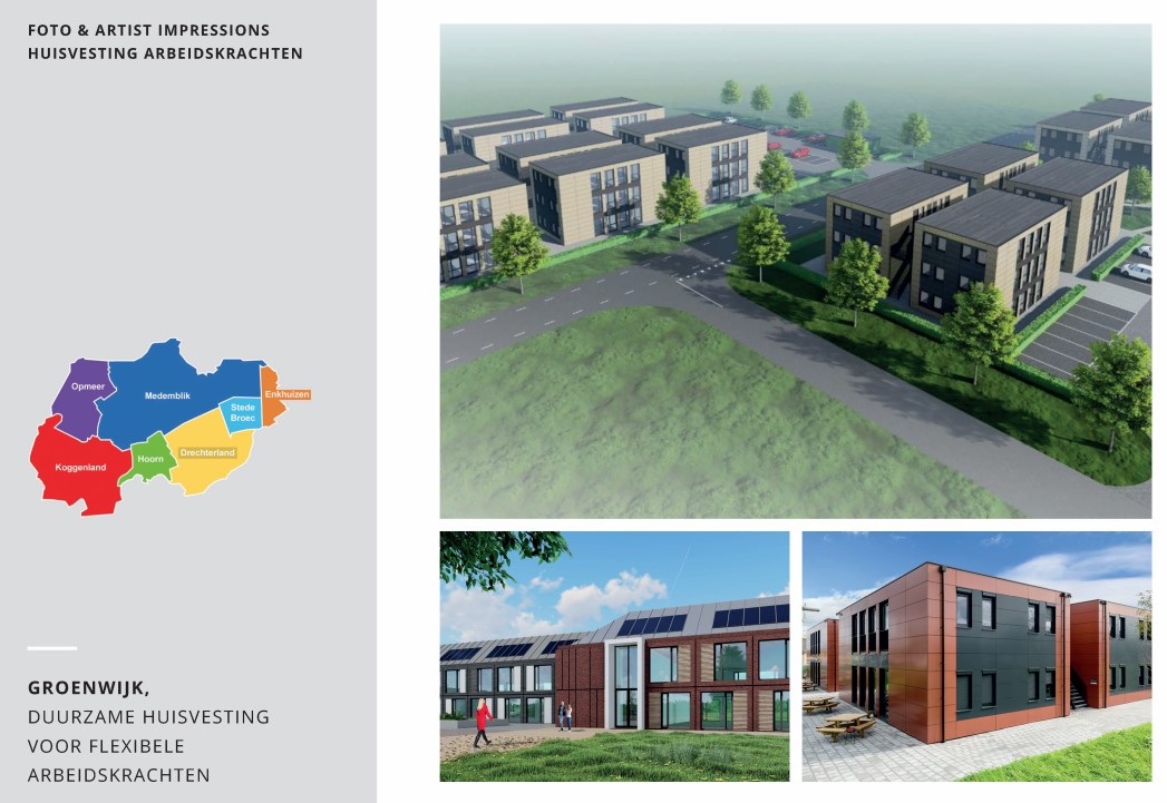 Locatieonderzoek huisvesting buitenlandse werknemers afgerond; 19 voorkeurszoekgebieden in Westfriesland [overzicht]