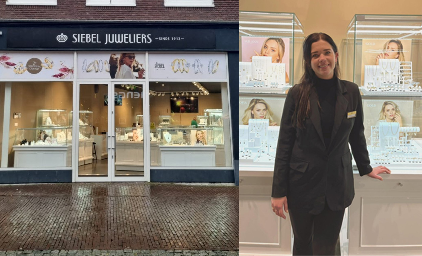 Nieuwe Siebel Juwelierswinkel op Grote Noord in Hoorn