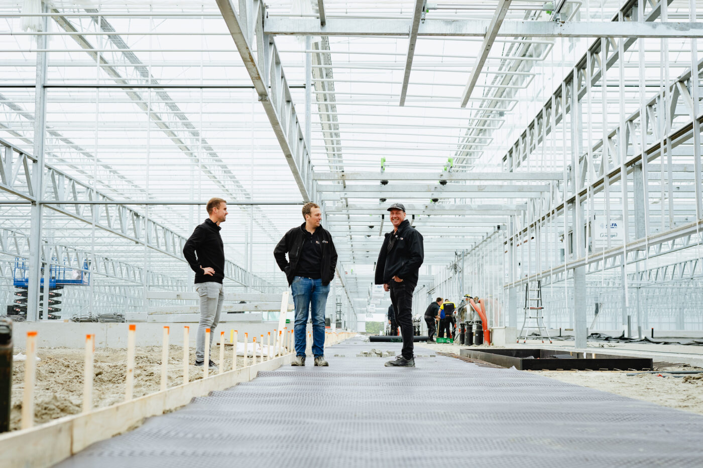 Ronico maakt voortgang met energiezuinige tulpenkas in Hem