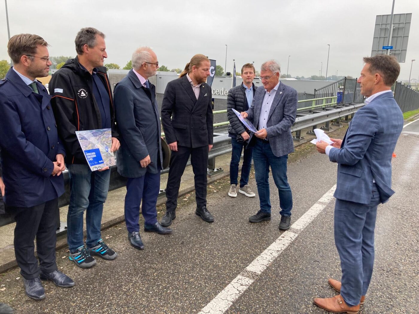 Plannen ontsluiting bedrijventerrein A7-West aangeboden aan bestuurders Medemblik en Opmeer