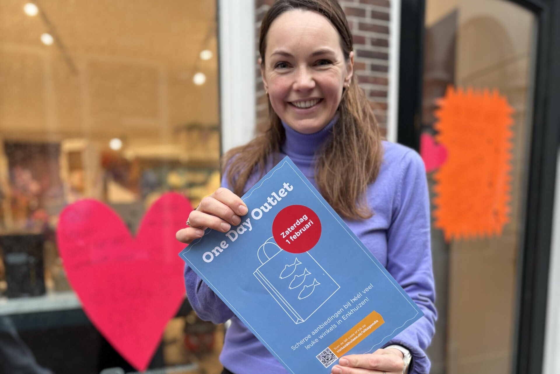 Lokale winkeliers werken samen in One Day Outlet Enkhuizen