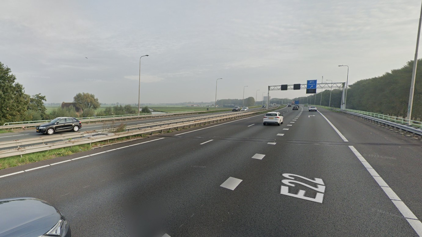A7 bij Hoorn deels afgesloten vanwege werkzaamheden afrit Avenhorn en Hoorn