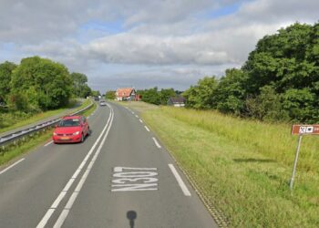Deel Westfrisiaweg bij Bovenkarspel overdag drie dagen afgesloten voor werkzaamheden