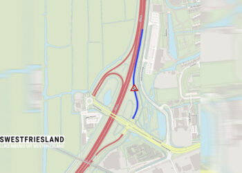 Toerit A7 bij Hoorn tot drie weken afgesloten vanwege werkzaamheden