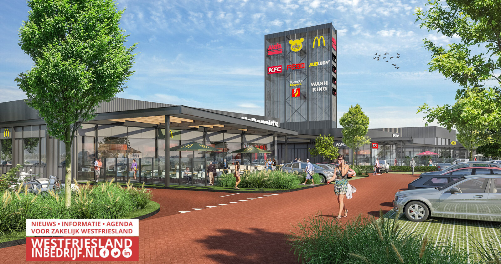 Multi Traffic Point Hoorn met Subway en Spare Rib Express 1 juli geopend