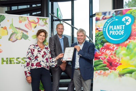Keurmerk On the way to PlanetProof voor productielocaties Hessing