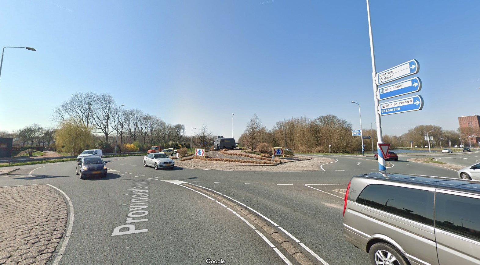 Dit weekend Provincialeweg tussen A7 en Keern afgesloten; turborotonde wordt verwijderd